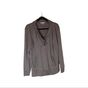 Banana Republic brown heather cozy sweatshirt